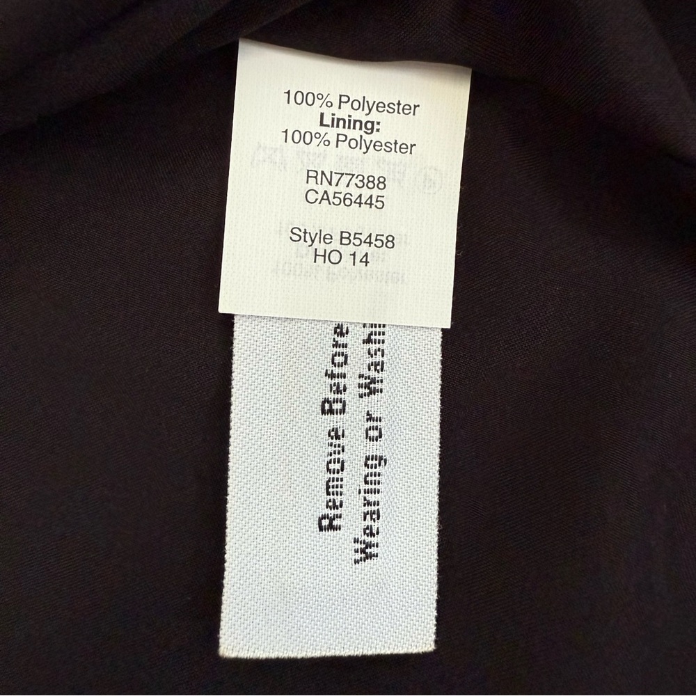 NWOT Women’s Madewell Radiant Dress Inkspot Leopard Print Tiered Dress Size 2 - Picture 13 of 16